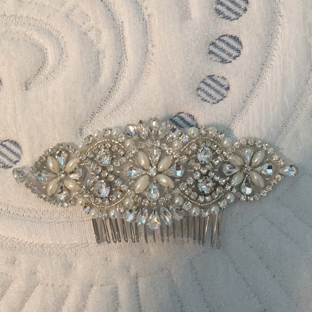 Beautiful handmade bridal hair comb